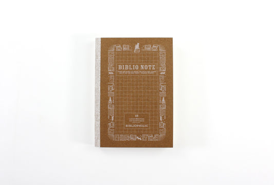 BIBLIOPHILIC BIBLIO NOTE GRID A6(文庫) SEPIA 5mm方眼 256P