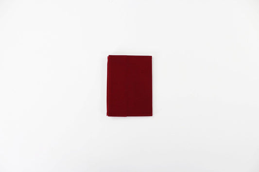 BIBLIOPHILIC COTTON CANVAS BOOKCOVER 文庫 WINERED