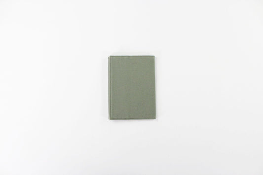 BIBLIOPHILIC COTTON CANVAS BOOKCOVER 文庫 SMOKEGREEN