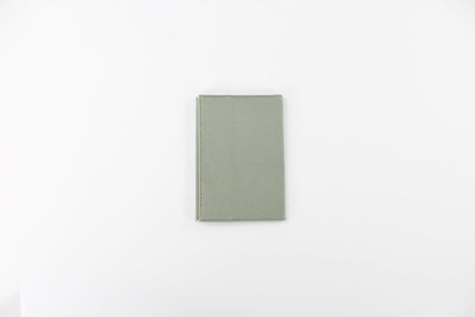 BIBLIOPHILIC COTTON CANVAS BOOKCOVER 新書 SMOKEGREEN