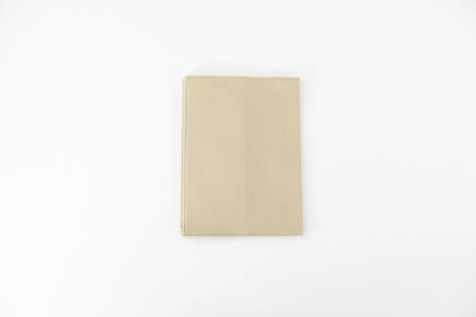 BIBLIOPHILIC COTTON CANVAS BOOKCOVER A5判 BEIGE