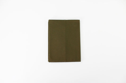 BIBLIOPHILIC COTTON CANVAS BOOKCOVER A5判 OLIVE
