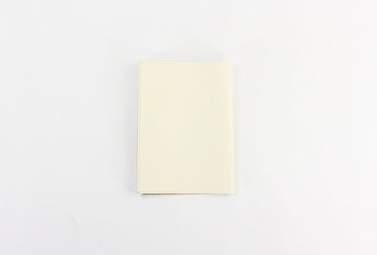BIBLIOPHILIC ITALIAN LEATHER BOOKCOVER 文庫 IVORY