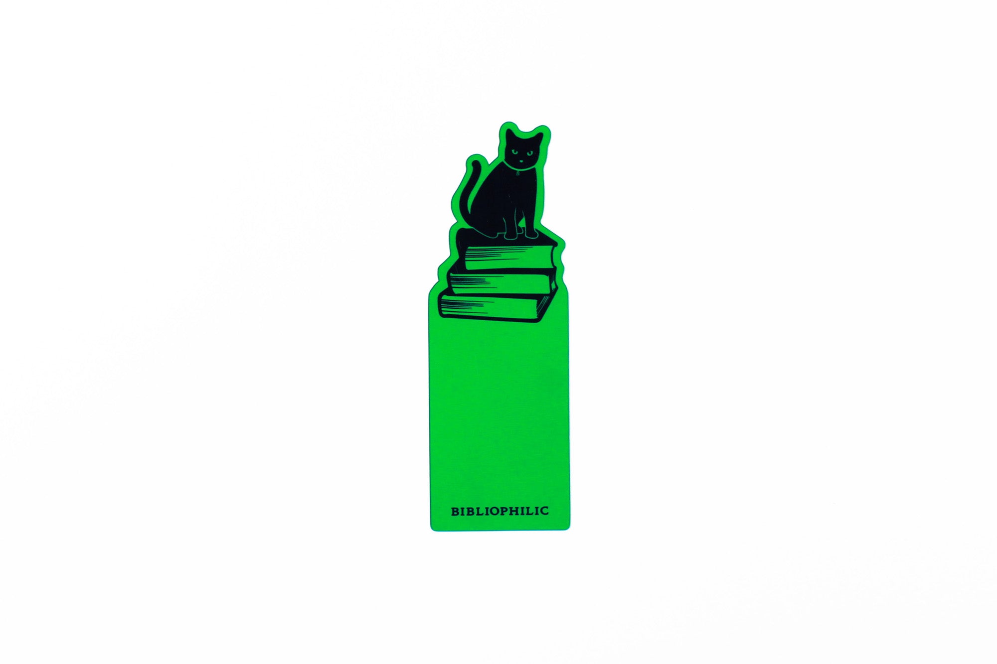 BIBLIOPHILIC COLOR BOOK MARK LOGO CLEAR GREEN