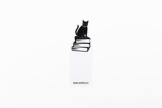BIBLIOPHILIC COLOR BOOK MARK LOGO CLEAR WHITE