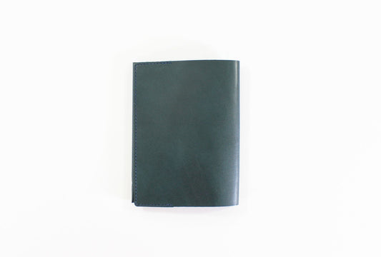 BIBLIOPHILIC COW LEATHER BOOKCOVER 文庫 NV ネイビー