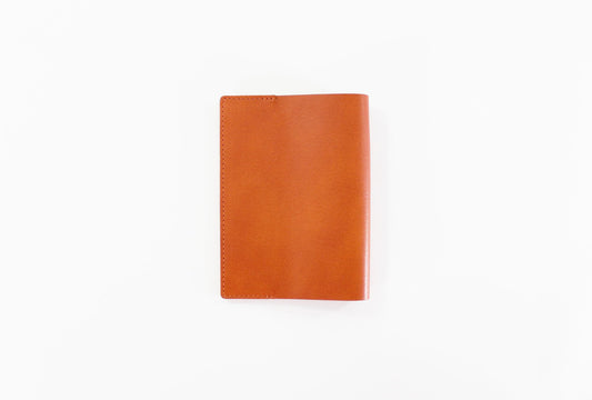 BIBLIOPHILIC COW LEATHER BOOKCOVER 文庫 VM バーミリオン