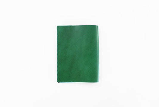 BIBLIOPHILIC COW LEATHER BOOKCOVER 文庫 GR グリーン