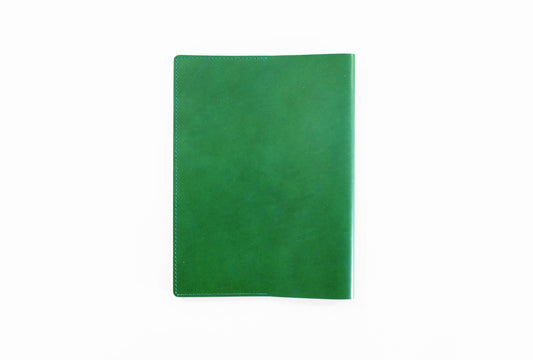 BIBLIOPHILIC COW LEATHER BOOKCOVER A5判 GR グリーン