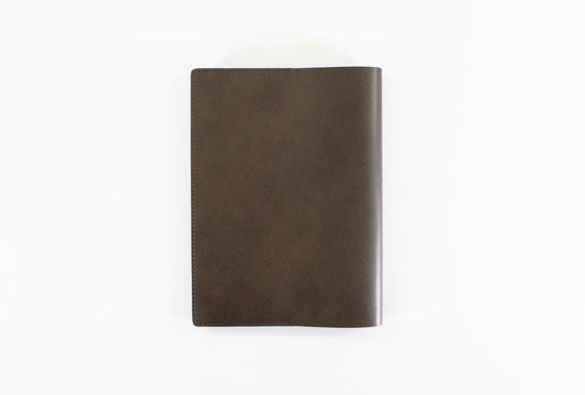 BIBLIOPHILIC COW LEATHER BOOKCOVER A5判 GY グレー