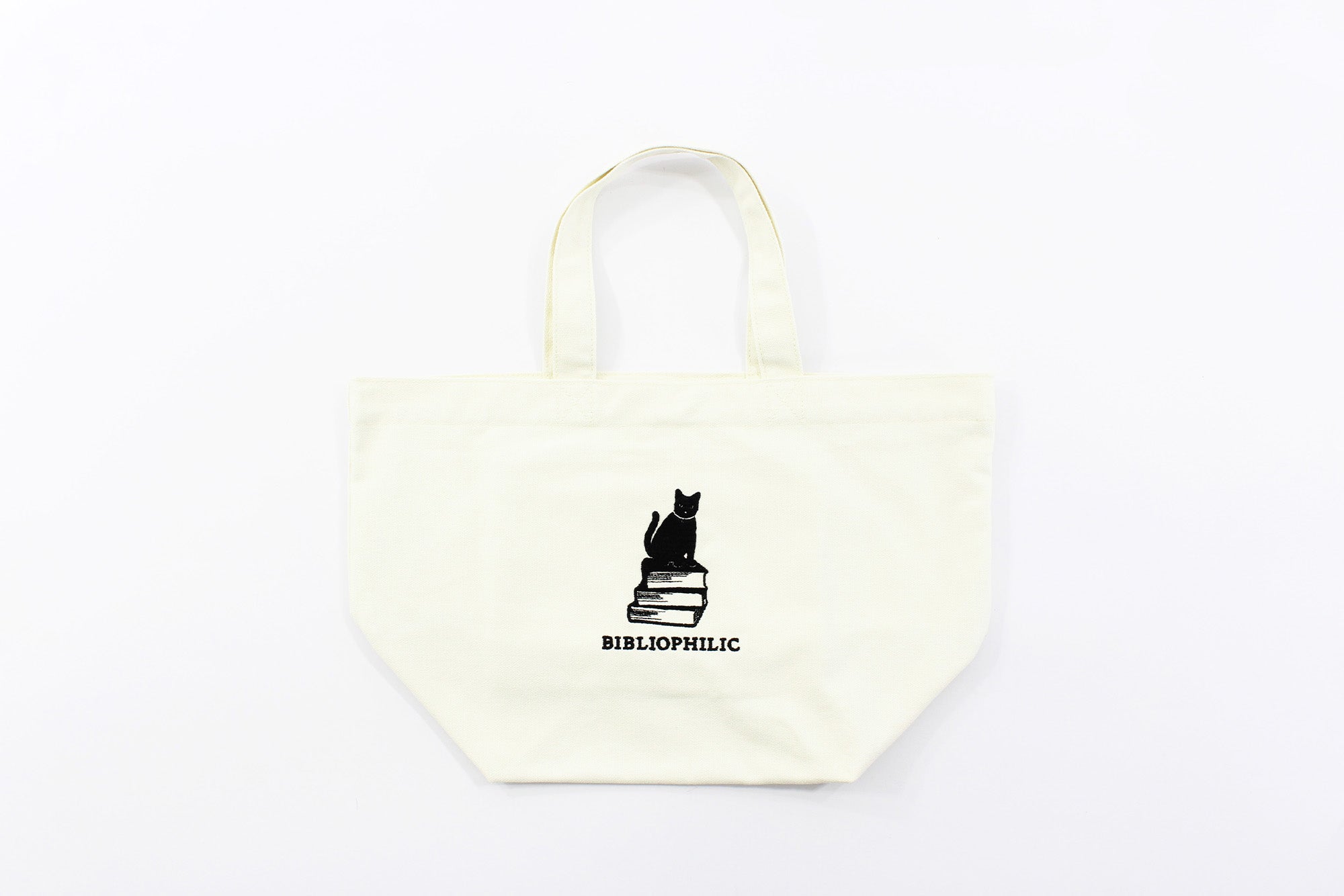 BIBLIOPHILIC CANVAS TOTE BAG S NATURAL