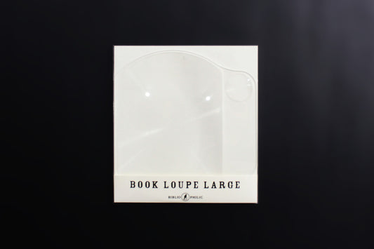 BIBLIOPHILIC BOOK LOUPE LARGE レンズ倍率:2倍(本体)、4倍(小玉)