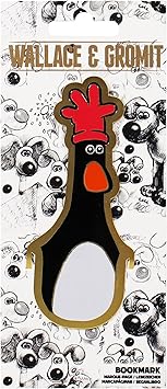 【Wallace & Gromit】メタルブックマーク(フェザー)