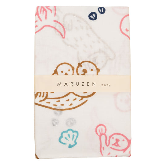 かまわぬ×丸善 オリジナル手拭 ラッコ