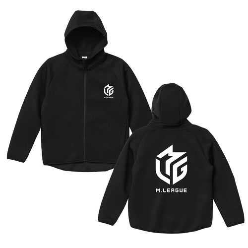 フルジップパーカー Mリーグ リーグロゴ ブラック L