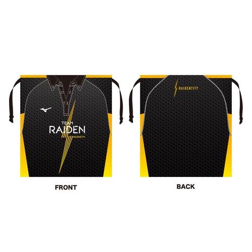 ユニフォーム巾着 Mリーグ2025-26 TEAM RAIDEN/雷電