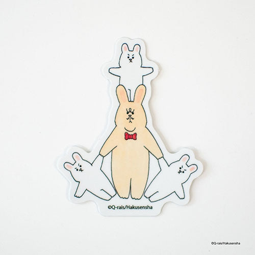 EHONS ダイカットステッカー キューライス 「ドン・ウッサ」そらをとぶ