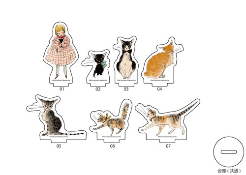 EHONS アクリルぷちスタンド くらはしれい 「こねこのトト」 全7柄ブラインドPKG