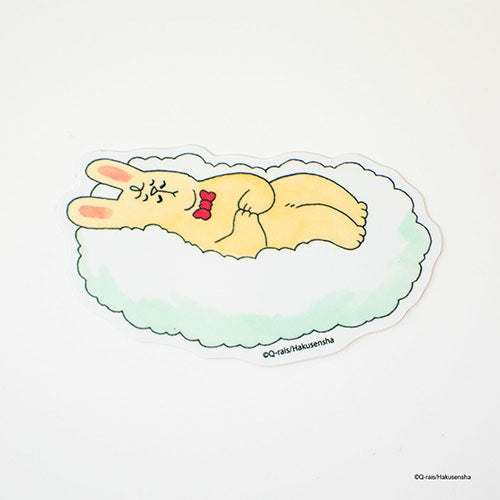 EHONS ダイカットステッカー キューライス 「ドン・ウッサ」ぐっすり